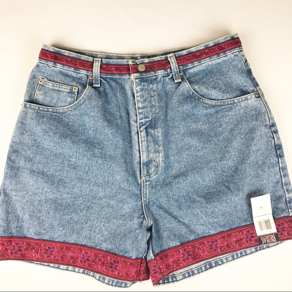 Bill Blass Mom Jean Shorts High Rise Denim 14 VTG